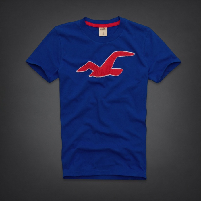 Hollister Hombres De Cuello Redondo Corto Remera HCO4121